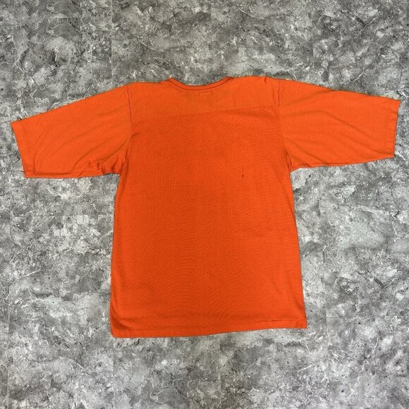 Vintage Philadelphia Flyers Men’s Sz L Shirt Ravens Traning Gear Orange Pullover - Picture 2 of 7